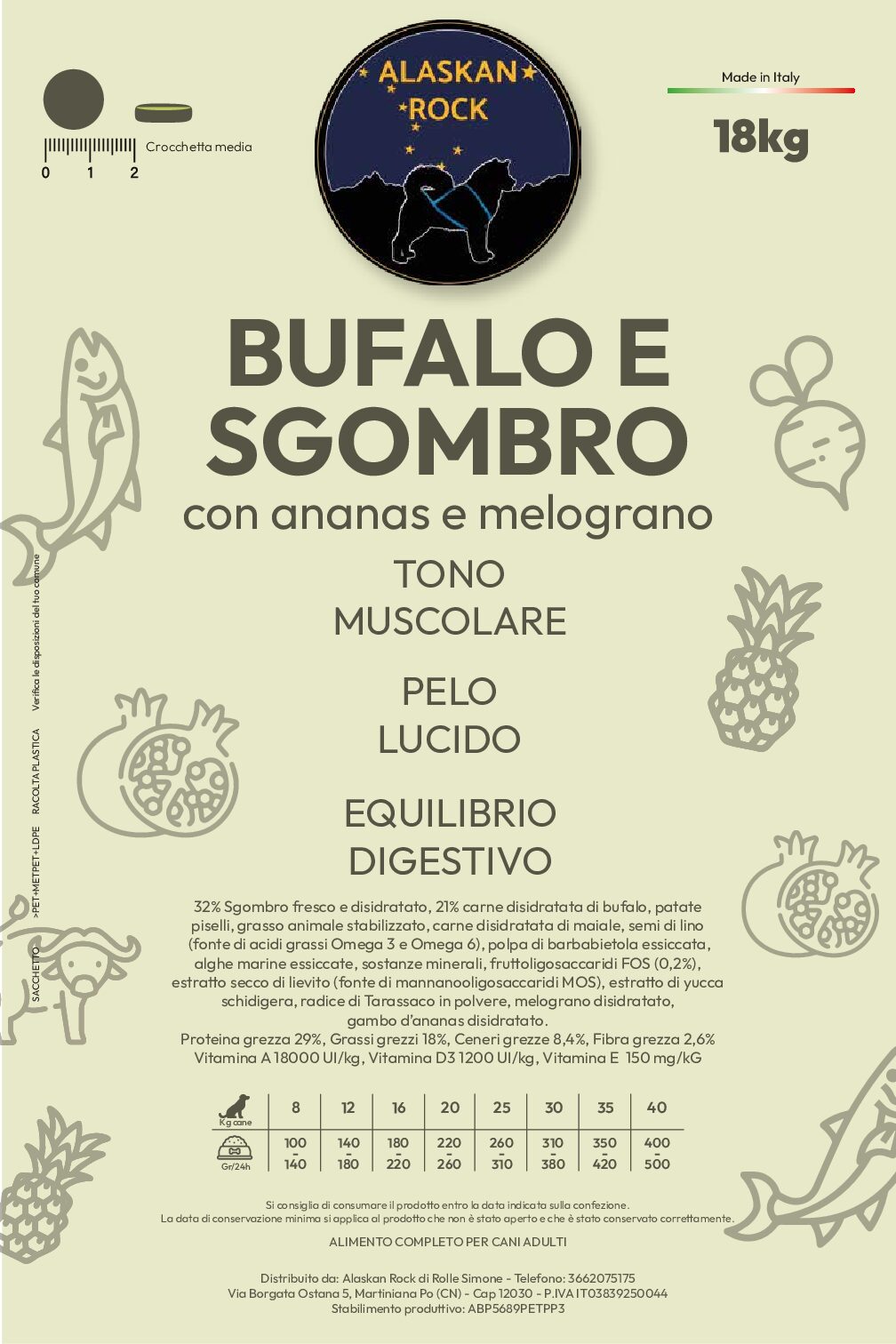 Crocchette BUFALO e SGOMBRO
